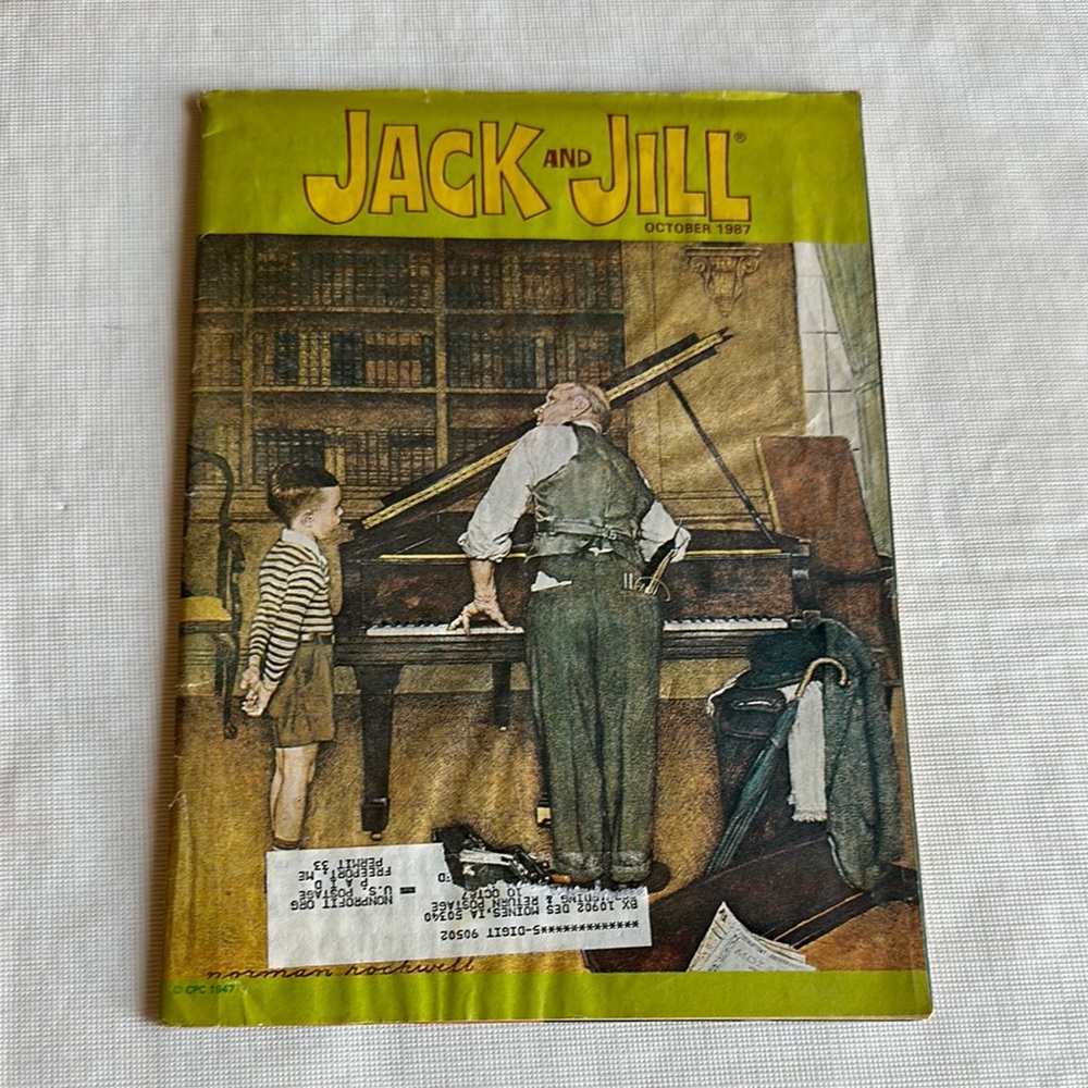 *VINTAGE* Jack And Jill, October 1987 Edition